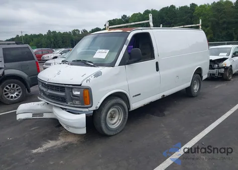 1999 Chevrolet Express z USA, uszkodzony, nr VIN 1GCFG15W9X1145423